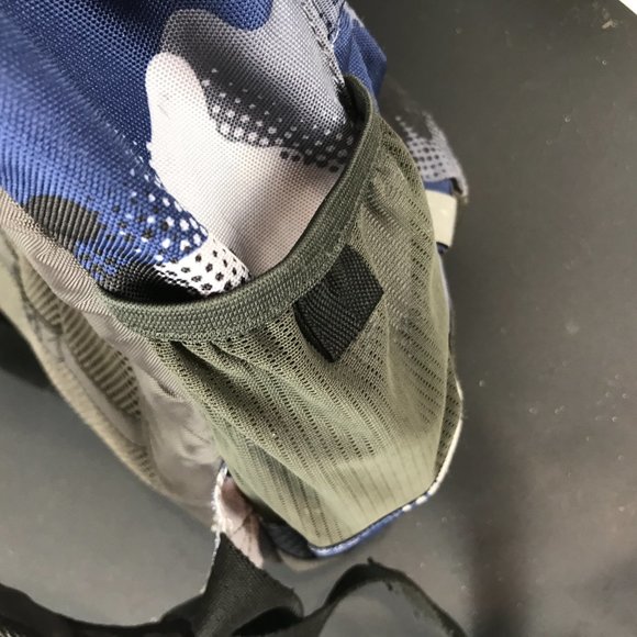 Embark Blue and Black Camo Nylon backpack - Picture 8 of 8